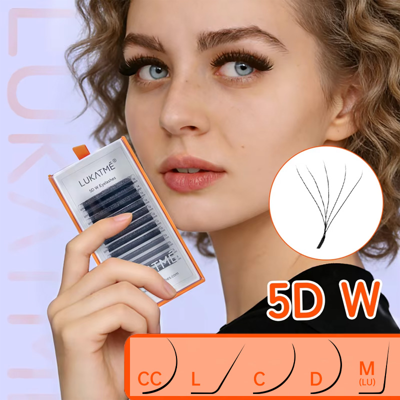 Eyelash Extension Mega Volume - رموش LUKATME 5D W فائقة النعومة