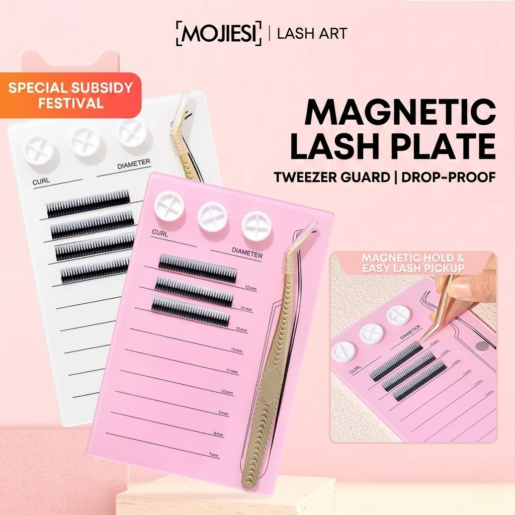 Lash Tile Palette - حامل مغناطيسي لرموش العين الاصطناعية وعلبة