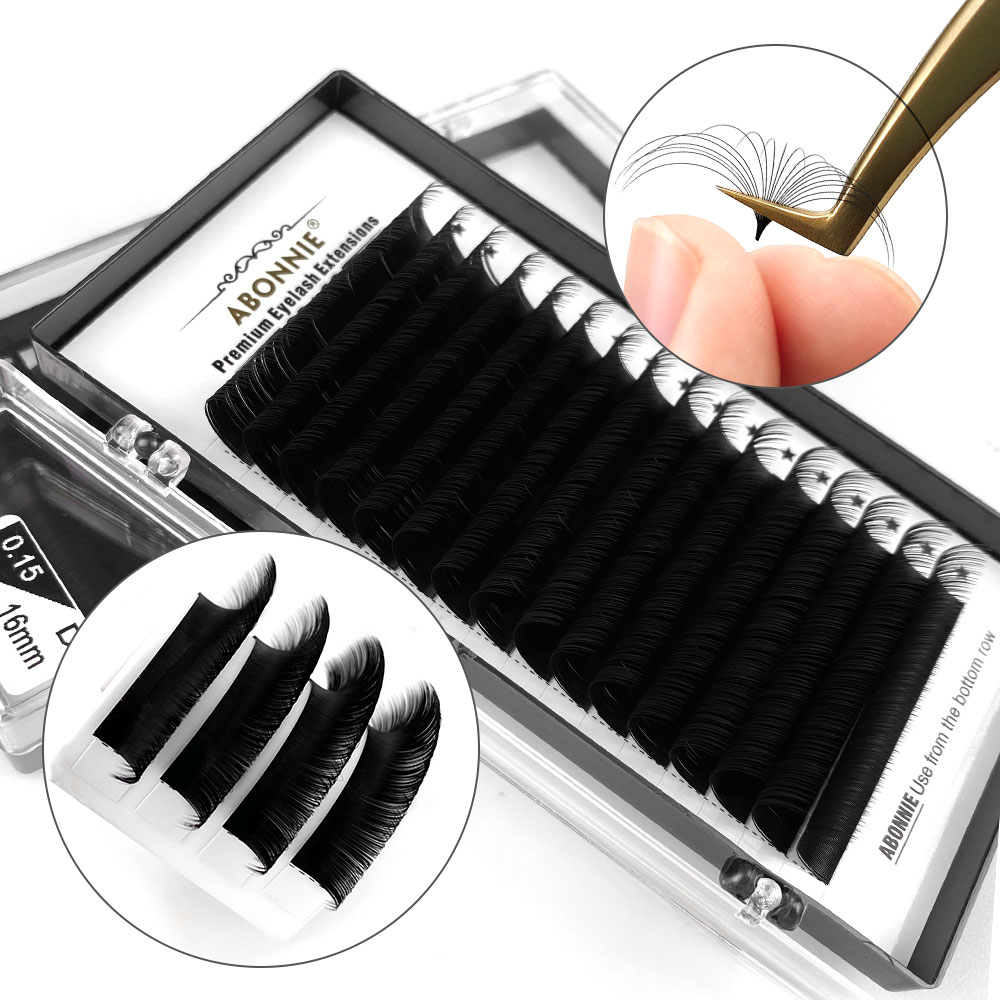 Eyelash Extension Natural Classic - Abonnie رموش تمديد الحرير لينة المهنيين