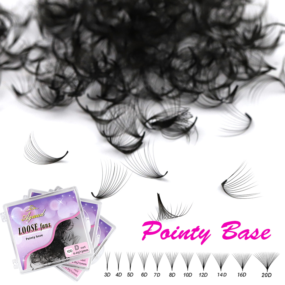 رموش AGUUD الاحترافية ثلاثية ا - مراجعة Eyelash Extension Mega Volume وسعره