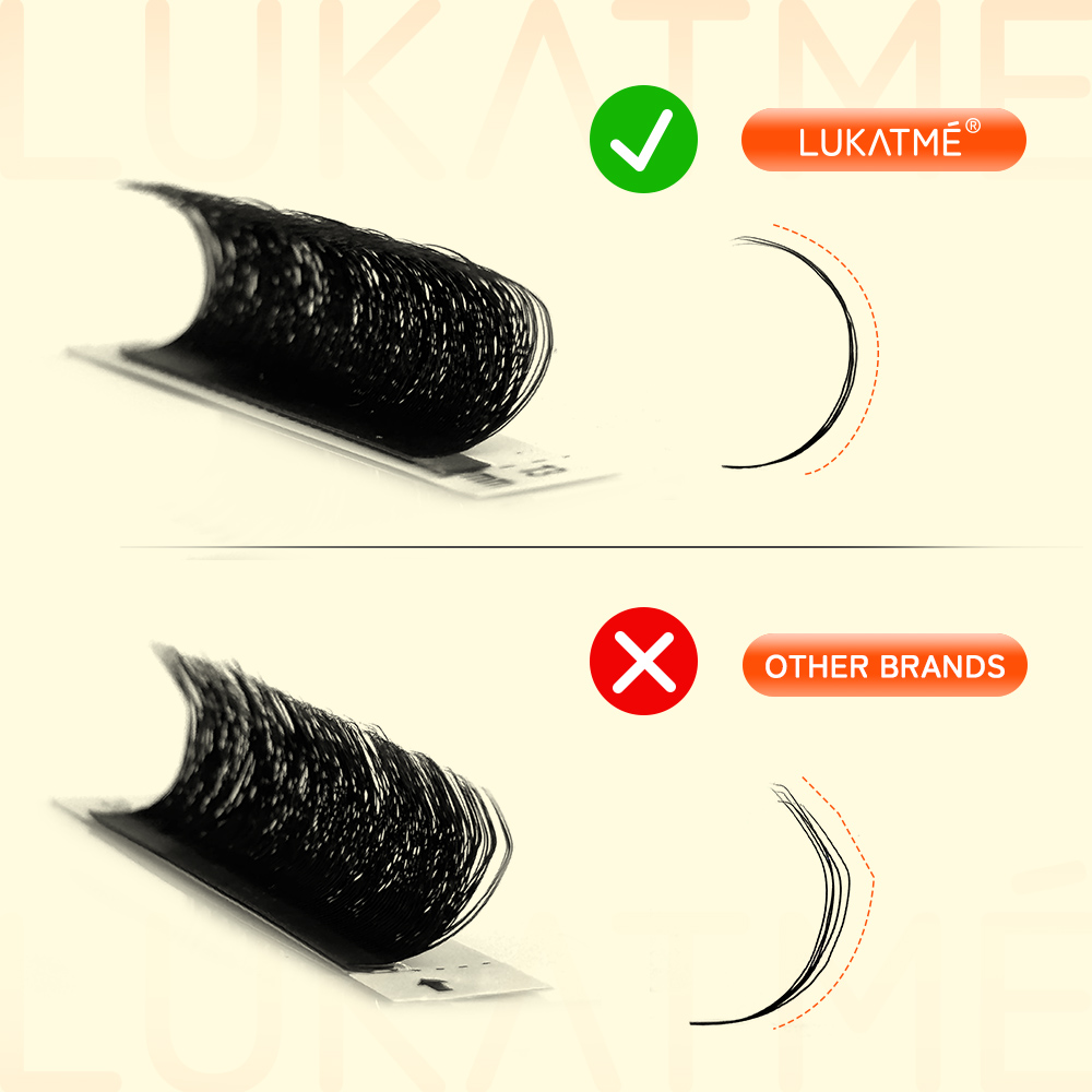 رموش LUKATME 5D W فائقة النعوم - مراجعة Eyelash Extension Mega Volume وسعره