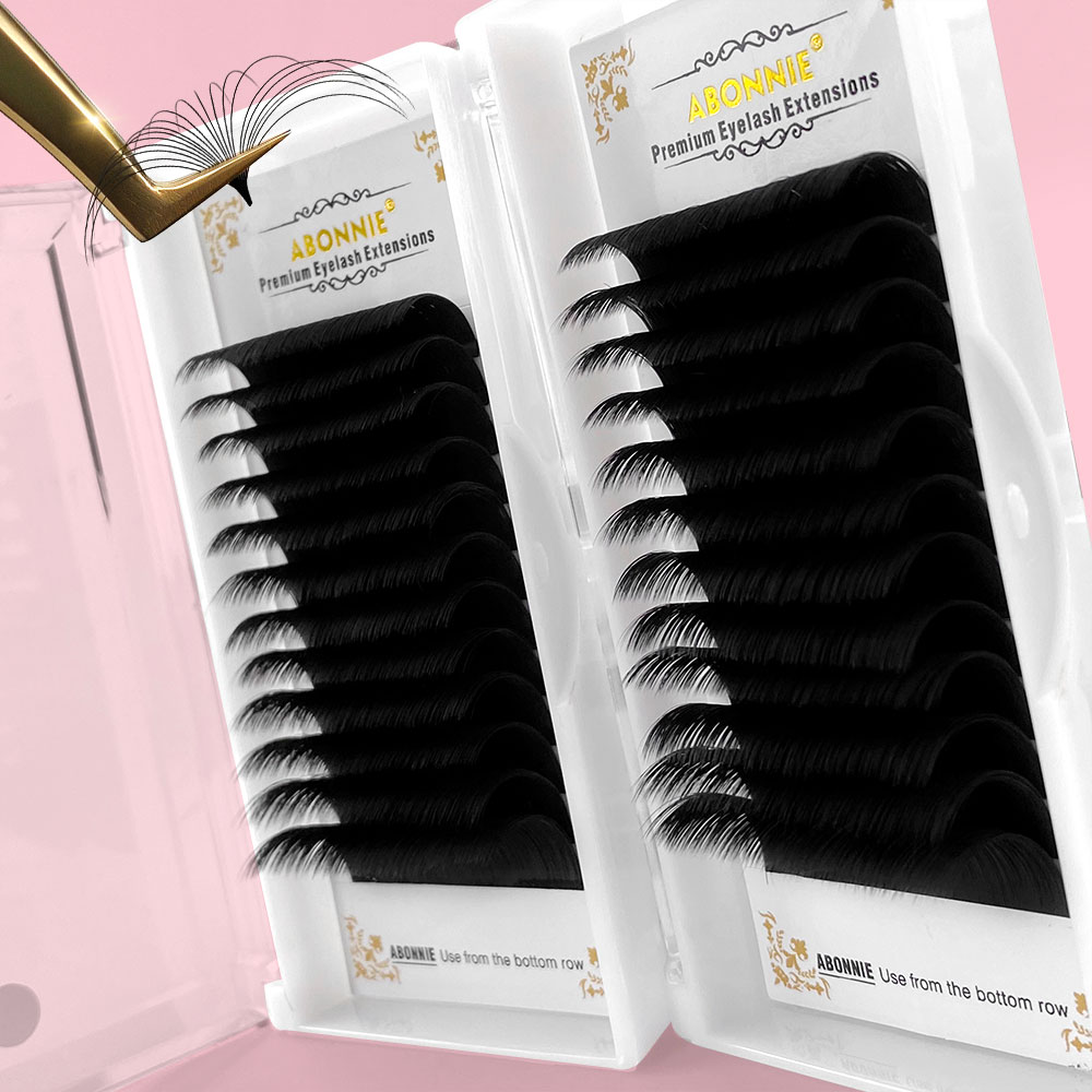 أبوني 0.03-0.10 مم، رموش اصطنا - مراجعة Eyelash Extension Mega Volume وسعره