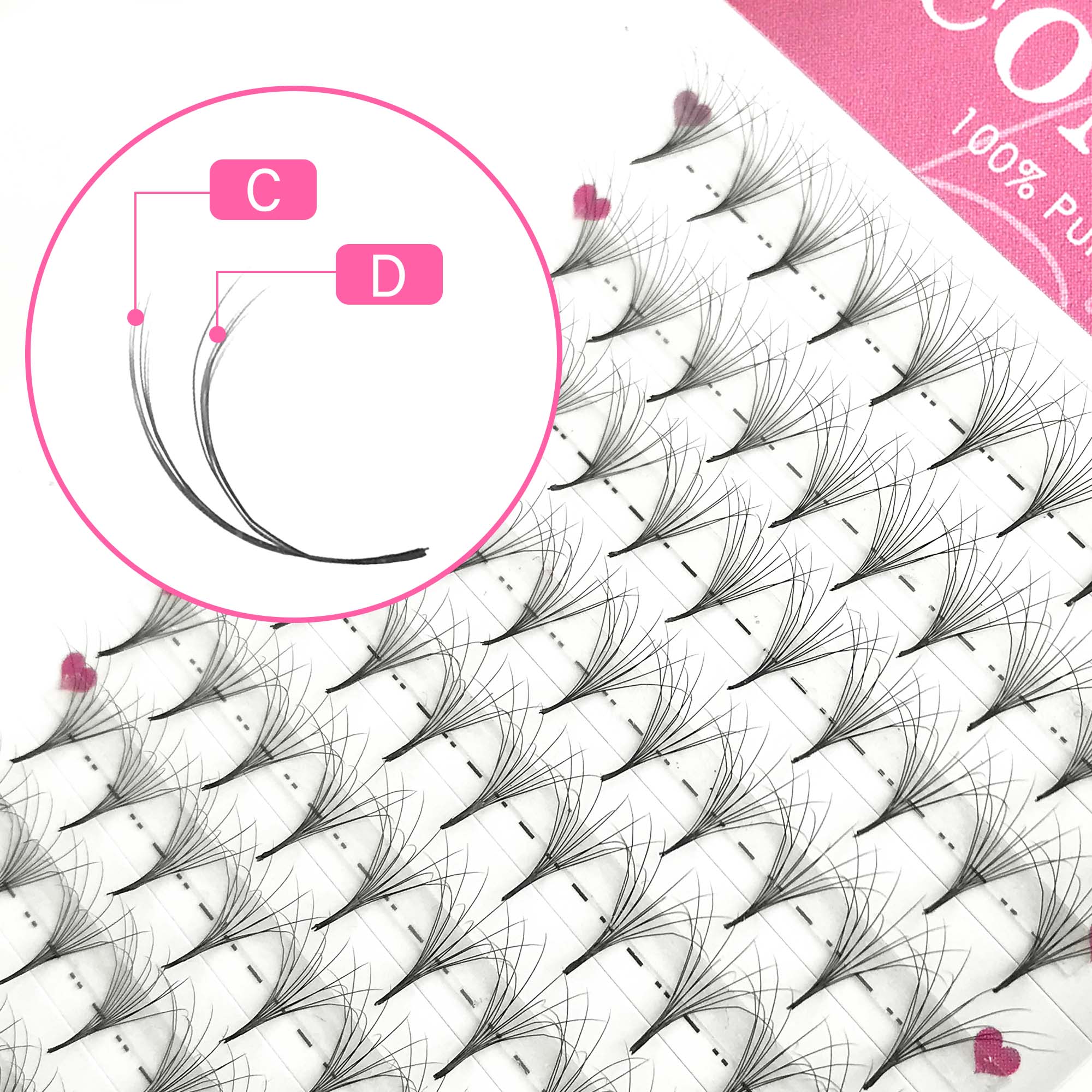 COMANGO جميل طبقة مزدوجة رقيق  - مراجعة Eyelash Extension Mega Volume وسعره