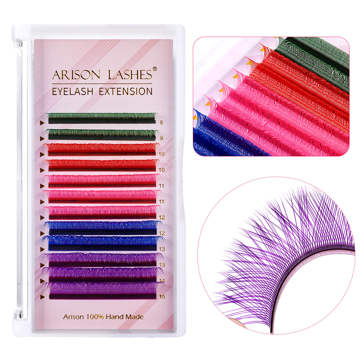 رموش YY مختلطة الألوان من أريس - مراجعة Lash Tile Palette وسعره