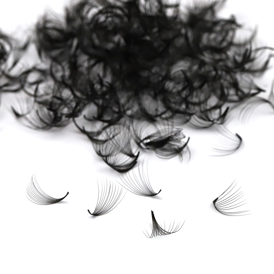 RUJADE 6D 8D فضفاض المشجعين جل - مراجعة Eyelash Extension Mega Volume وسعره