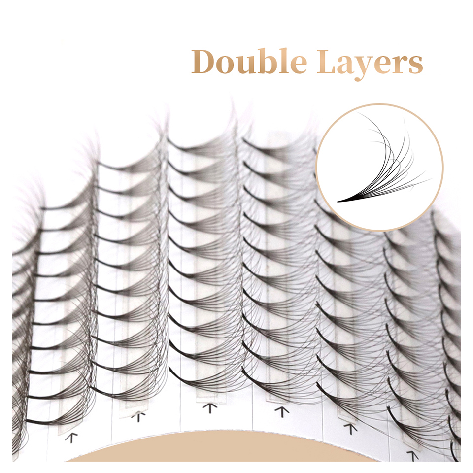 وصلات رموش بمراوح مسبقة الصنع  - مراجعة Eyelash Extension Mega Volume وسعره