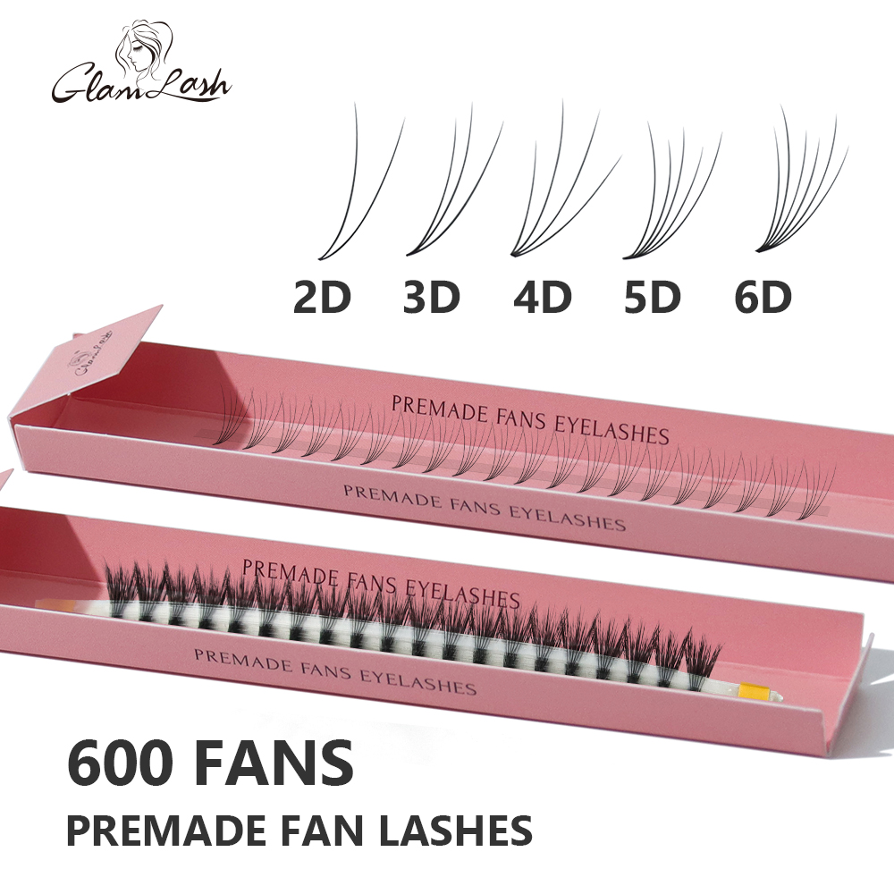 GLAMLASH رموش حجم مروحة مسبقة  - مراجعة Eyelash Extension Mega Volume وسعره
