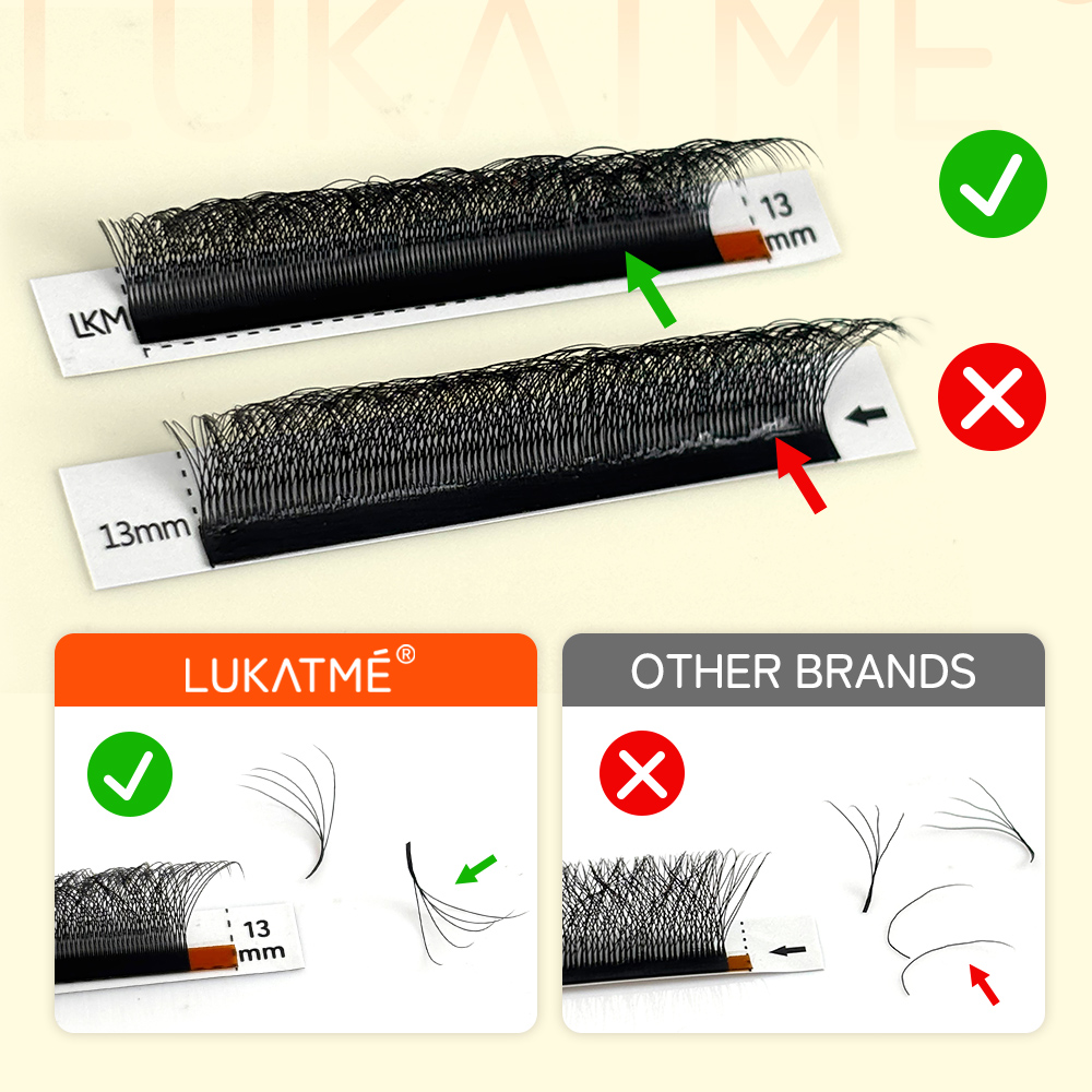 رموش LUKATME 5D 6D 7D W على شك - مراجعة Eyelash Extension Mega Volume وسعره