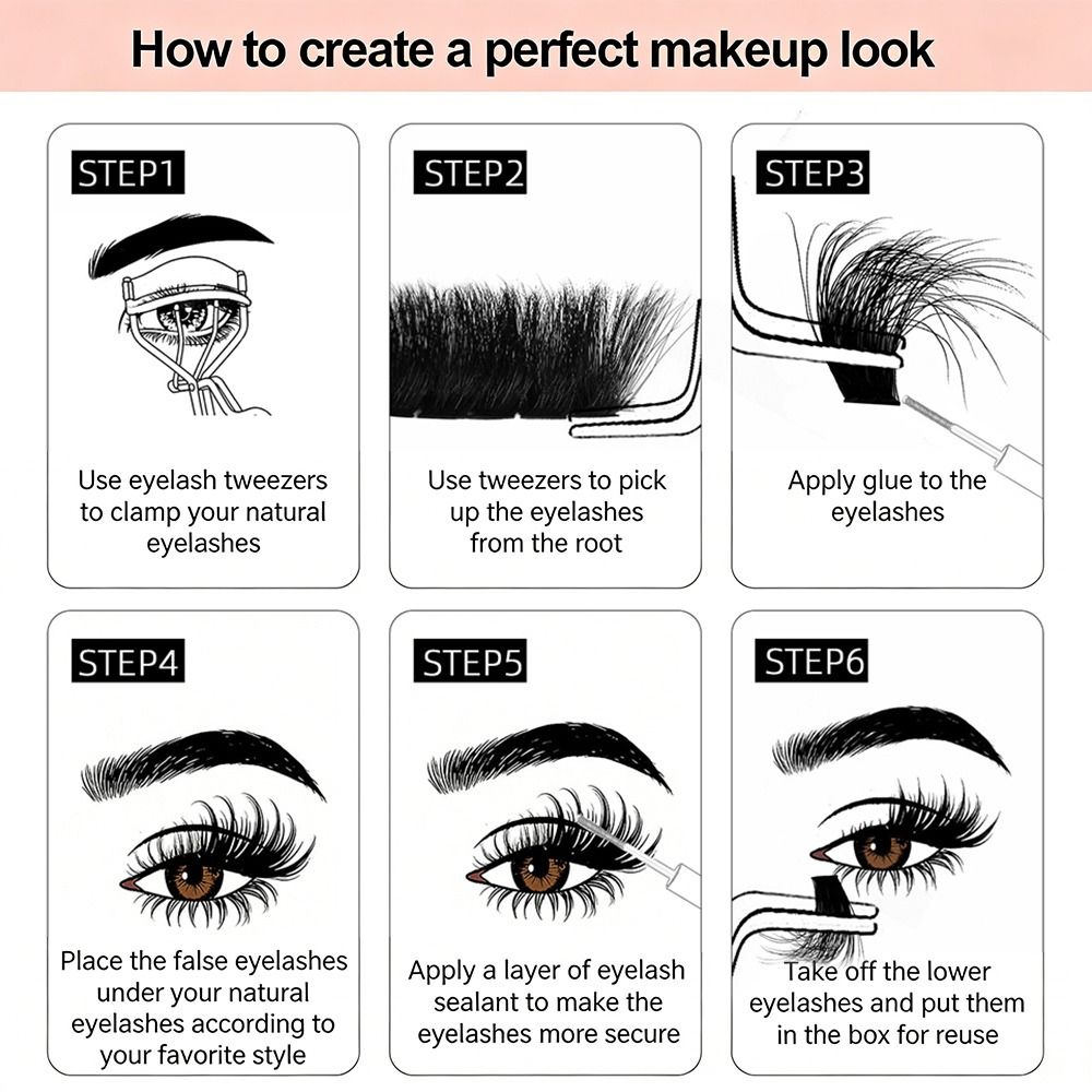 رموش صناعية طويلة الأمد بتجعيد - مراجعة Eyelash Extension Mega Volume وسعره