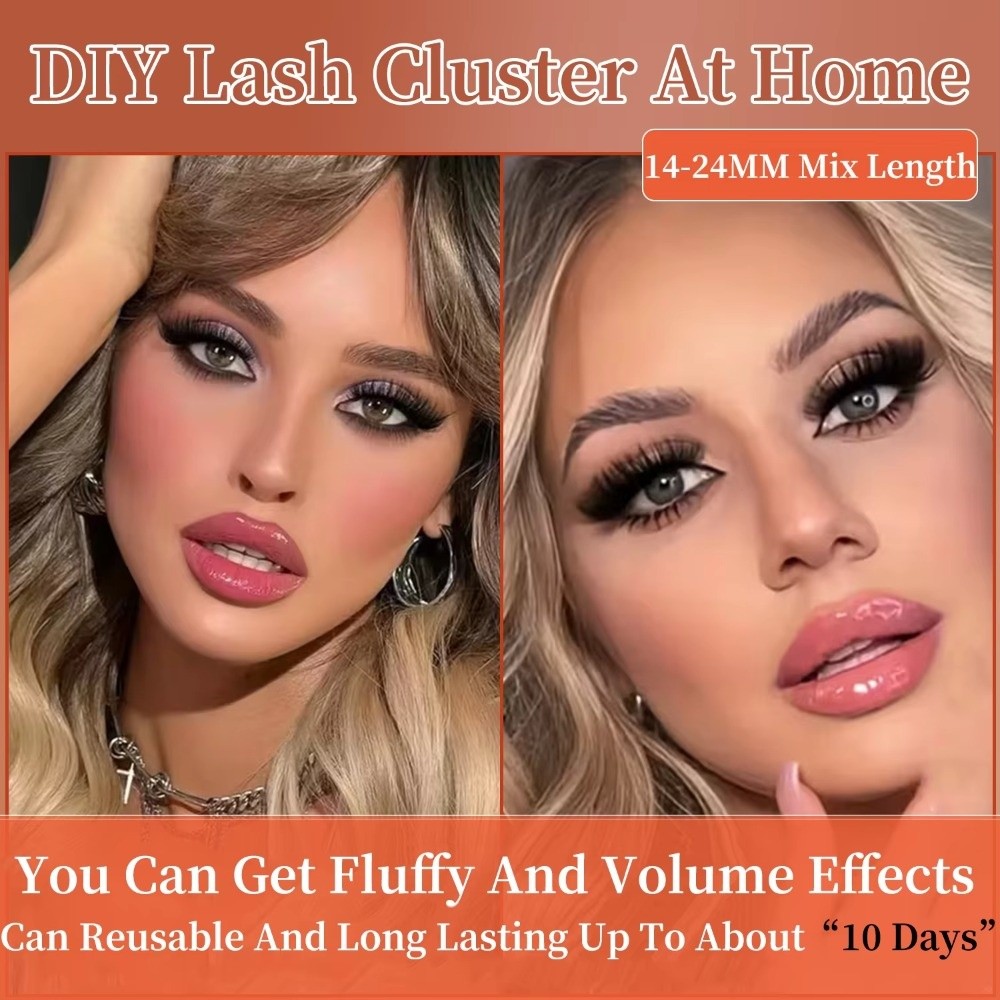 رموش صناعية طويلة الأمد بتجعيد - مراجعة Eyelash Extension Mega Volume وسعره