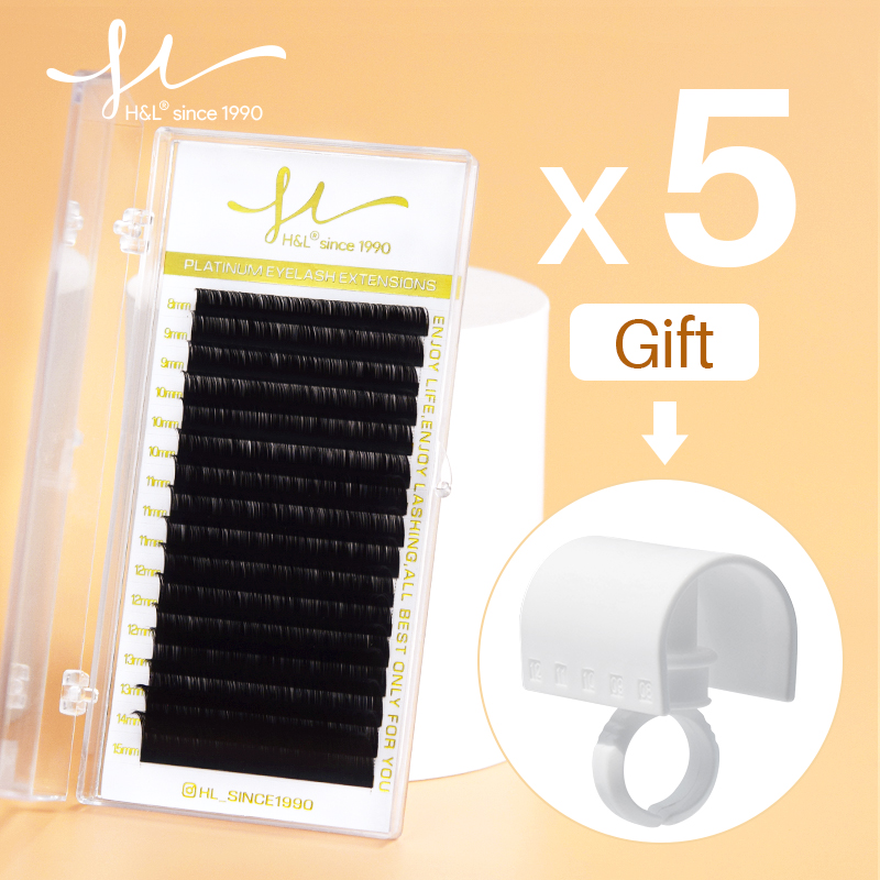 مستلزمات تمديدات رموش H & L من - مراجعة Eyelash Extension Natural Classic وسعره